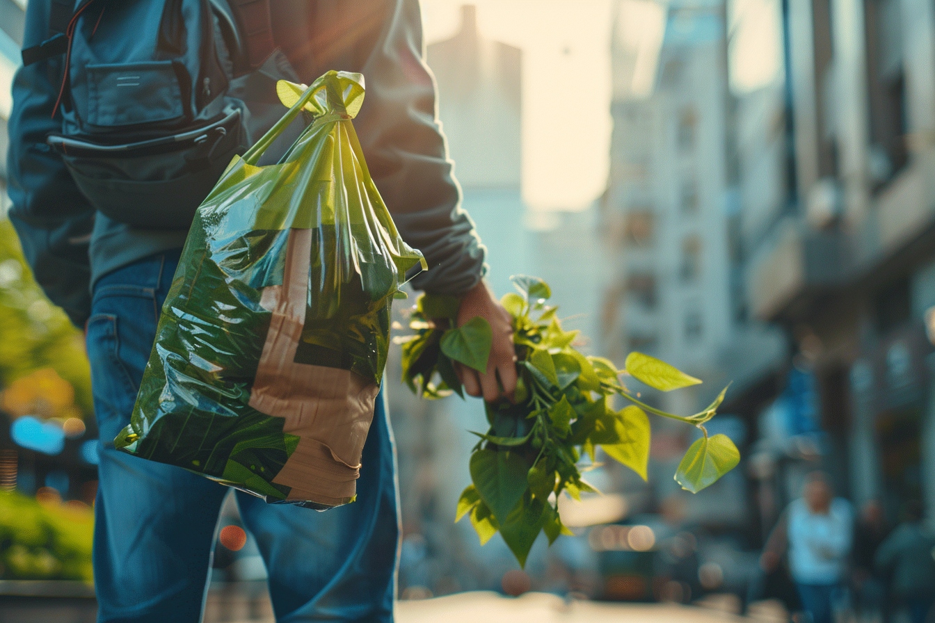 Image Déménagement écologique sans carton dans les rues d'Amiens.